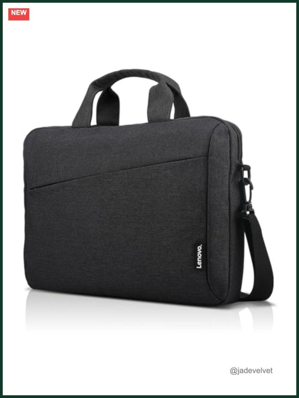 Laptop Messenger Shoulder Bag for 15.6 Inch Computer, Water-Repellent Polyester